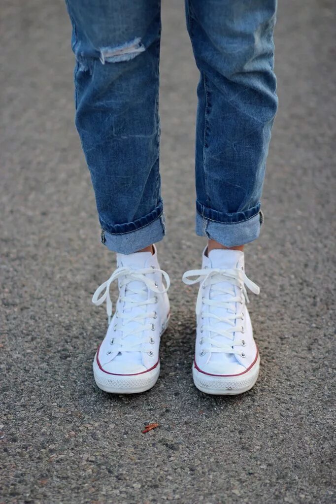 Кеды джинсы фото #converse White converse outfits, Outfits with converse, Converse style