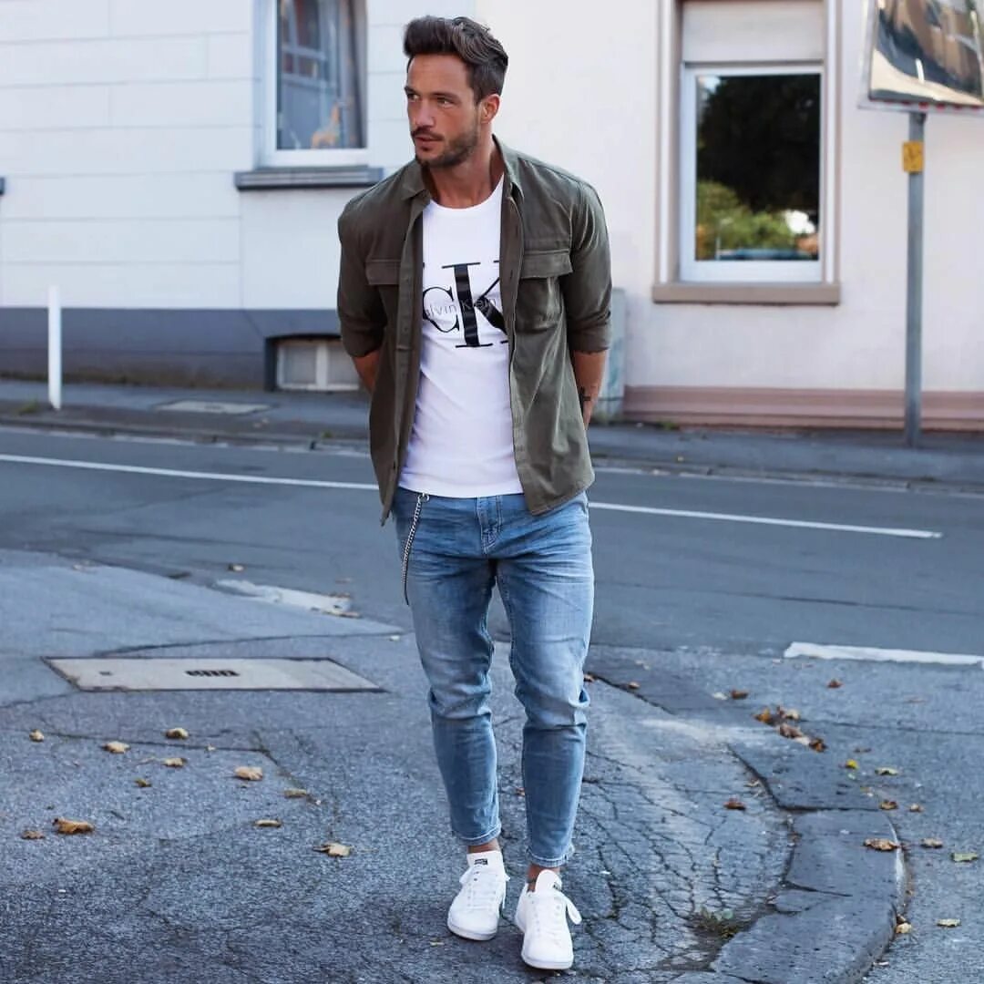 Кеды с джинсами мужские фото @magic_fox on Instagram: "easy sunday*Enjoy your day!#ck" Casual outfits, Mens o