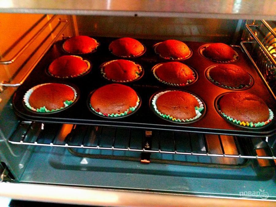 Кексики в духовке фото Шоколадные кексики с какао - пошаговый рецепт с фото на Повар.ру
