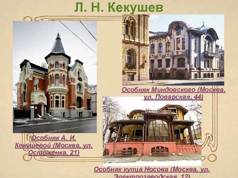 Кекушев архитектор работы в москве фото Кекушев архитектор работы в москве - Фото