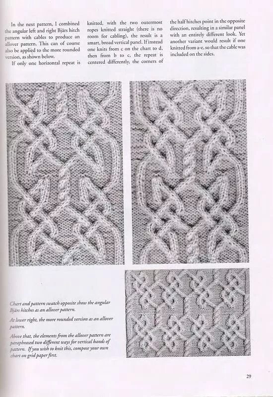 Кельтский узор спицами схемы Cable knitting patterns, Crochet cables pattern, Knitting charts