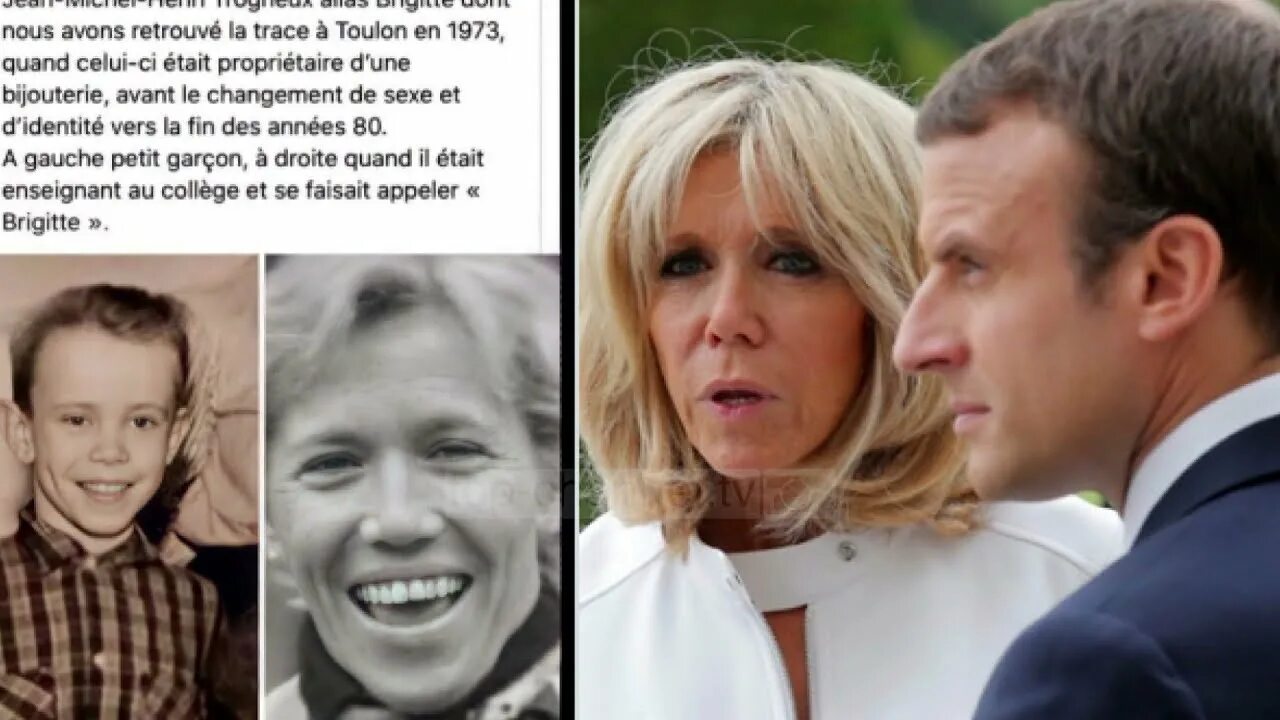 Кем был макрон в молодости фото Top Channel/ Brigitte Macron ka lindur mashkull? Zonja e Parë e Francës përgatit