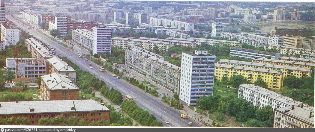 Кемерово 90 х годов фото Проспект В.И.Ленина - Retro photos