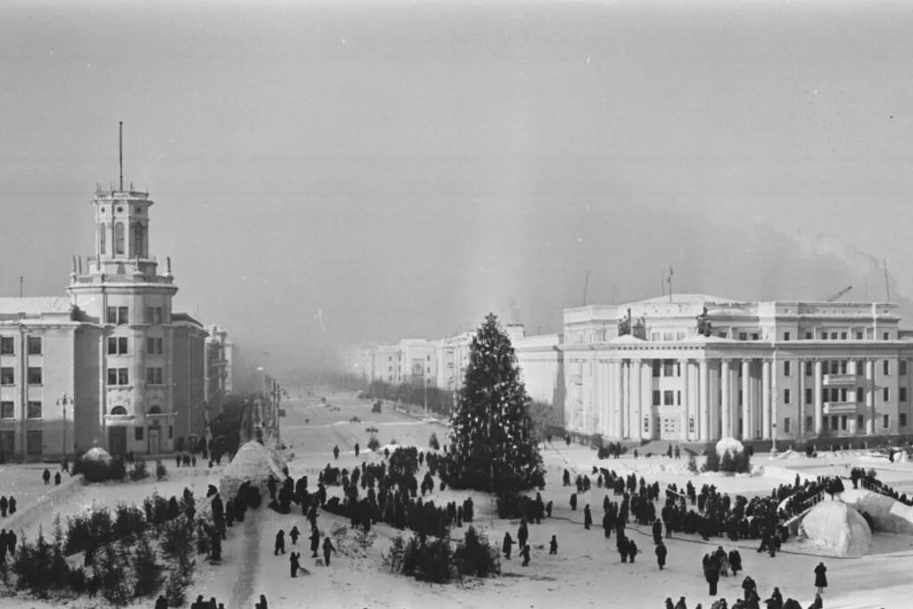 Кемерово фото 25 Фотографии старого Кемерово: как украшали столицу Кузбасса к Новому году в 1950–