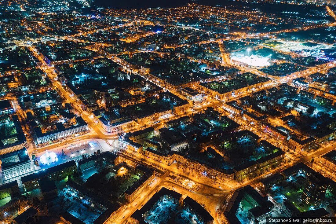 Кемерово фото сверху Зимнее Кемерово - столица Кузбасса с высоты" в блоге "Города и сёла России" - Сд