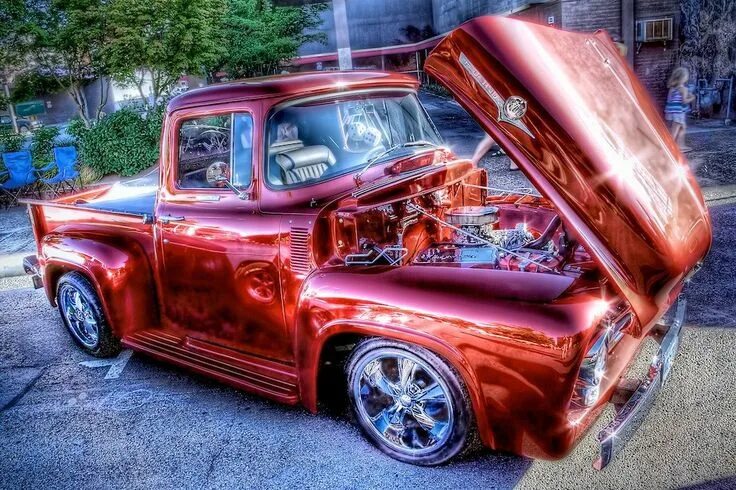 Кэнди авто фото Candy Apple Ford jigsaw puzzle Car paint jobs, Candy apples, Vintage trucks