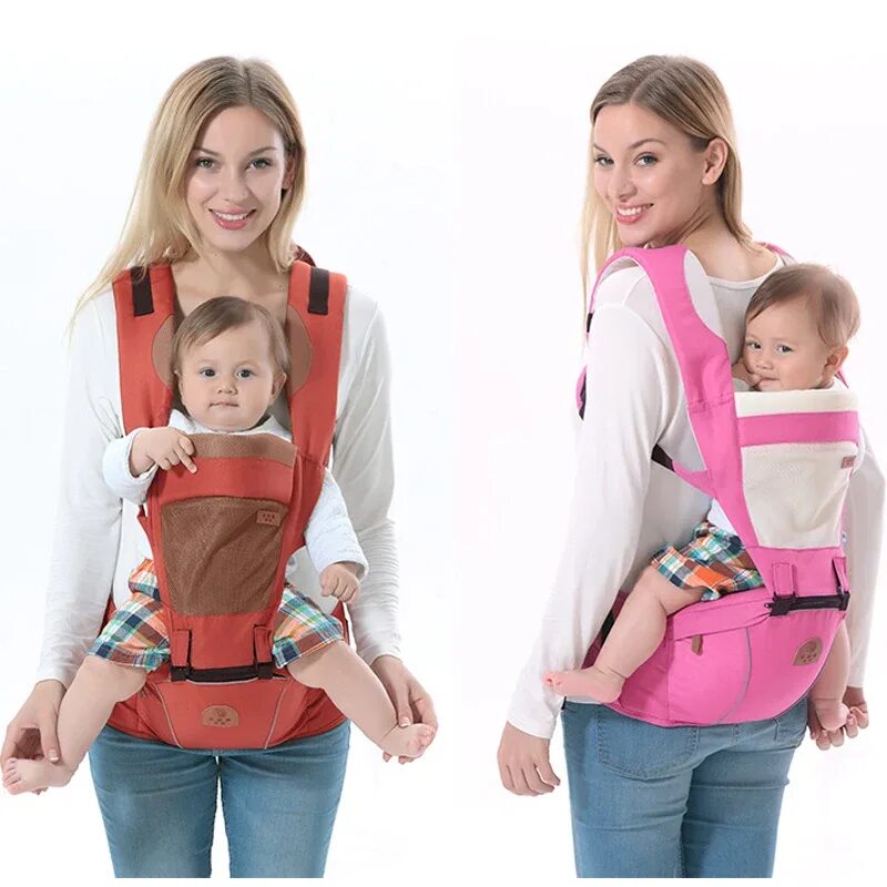 Кенгуру с малышом в сумке фото Ergonomic Baby Carrier Backpack Multifunctional Baby Sling Windproof Hooded Kang