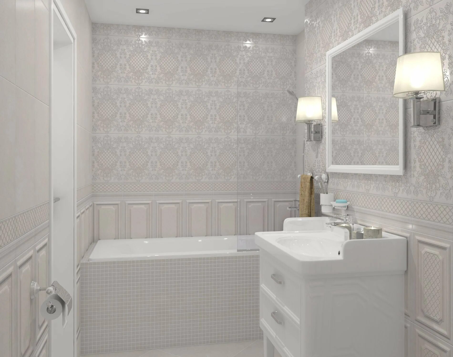 Керама марацци в интерьере фото ванных Коллекция Kerama Marazzi Сорбонна - интернет-магазин Отделкино City