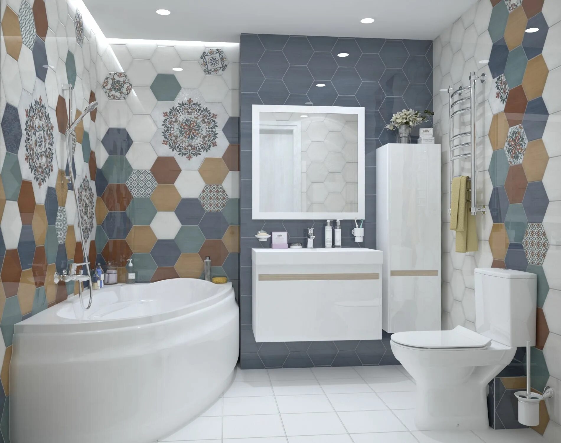 Керама марацци в интерьере фото ванных Плитка Керама Марацци Макарена (Kerama Marazzi) цена за м2 - купить в Москве, ре
