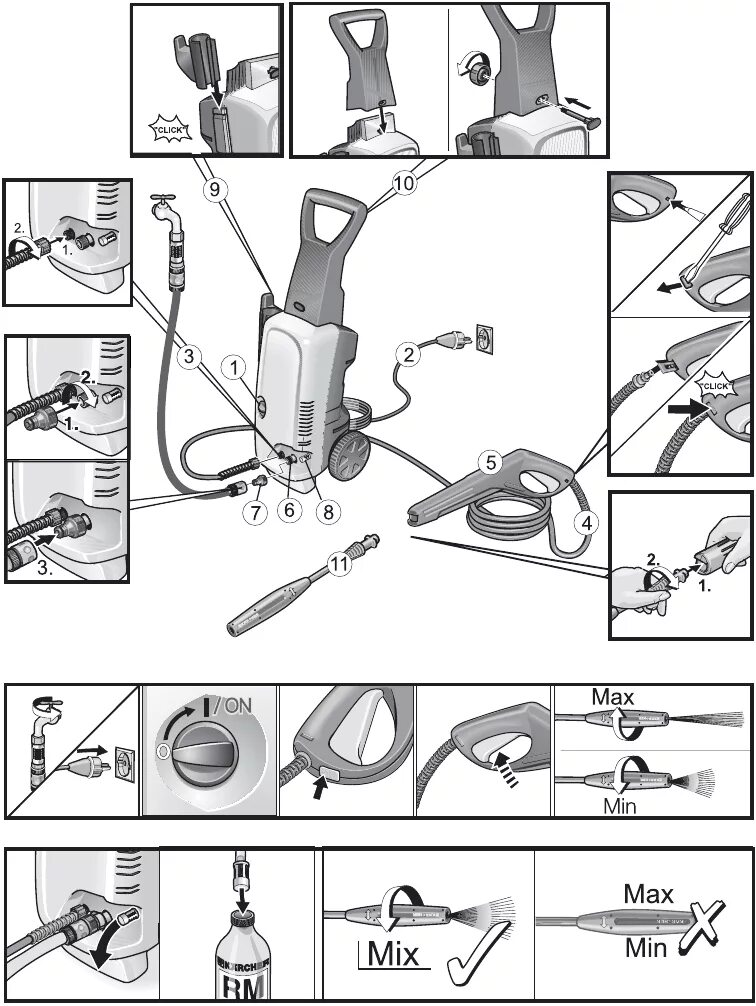 Керхер инструкция по сборке Bedienungsanleitung Karcher K 3.97M (Seite 2 von 160) (Deutsch, Englisch, Hollän