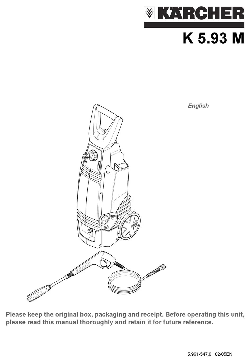 Керхер инструкция по сборке Winterizing And Long-Term Storage11; Care And Maintenance Instructions - Kärcher