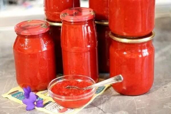 Кетчуп на зиму фото перец горький Костанай - продукты питания и напитки на OLX.kz