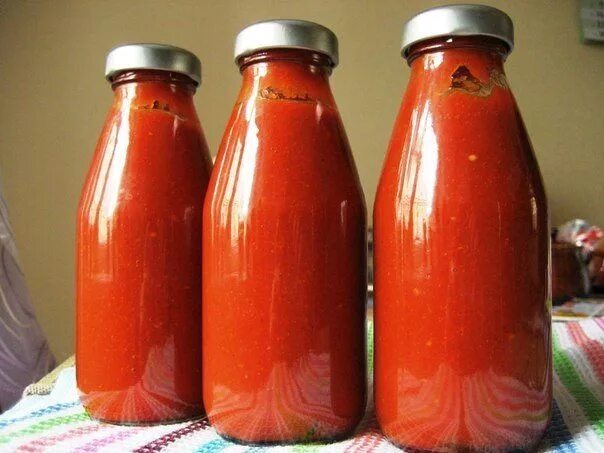 Кетчуп на зиму фото Домашний кетчуп "Нежный". Вкуснее любого магазинного! Кетчуп, Рецепты для консер