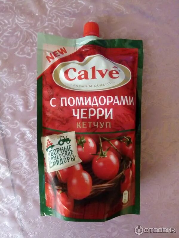 Кетчуп с помидорами фото Отзыв о Кетчуп Calve с помидорами черри Вкусный кетчуп