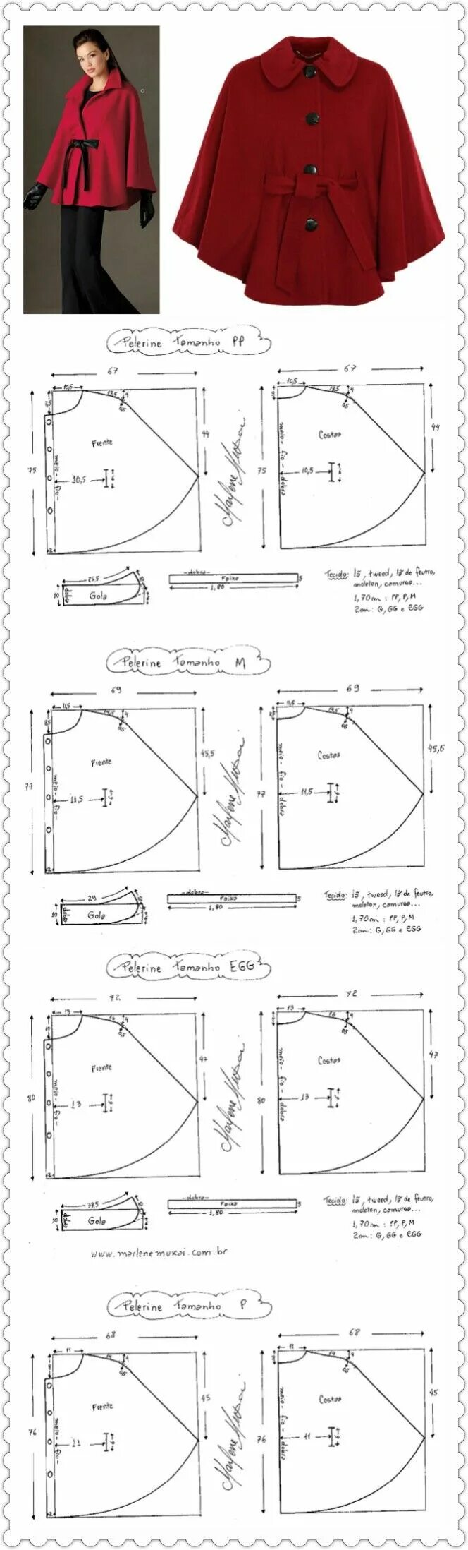 Кейп женский выкройка janejong Pattern fashion, Sewing coat, Clothing patterns