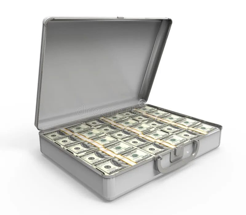 Кейс с деньгами фото Suitcase Full of Money stock illustration. Illustration of earnings - 40220360