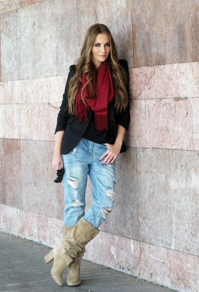 Кежл стиль в одежде женский фото Street Style Outfit Idea for Winter 2024 - Pretty Designs Dresses casual winter,