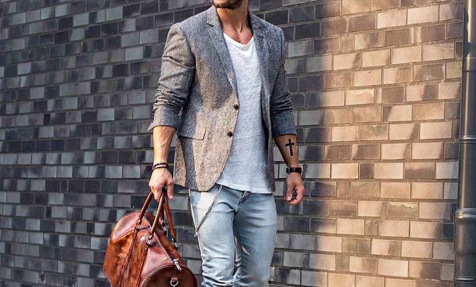 Кэжуал стиль мужской 2024 tweed sport coat with jeans Purchase - 63