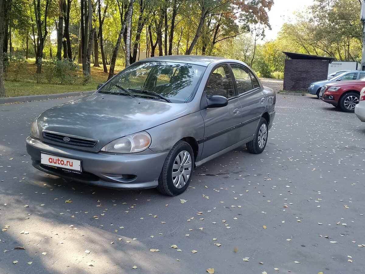 Киа 2001 года фото Купить б/у Kia Rio I 1.5 AT (98 л.с.) бензин автомат в Москве: серый Киа Рио I с