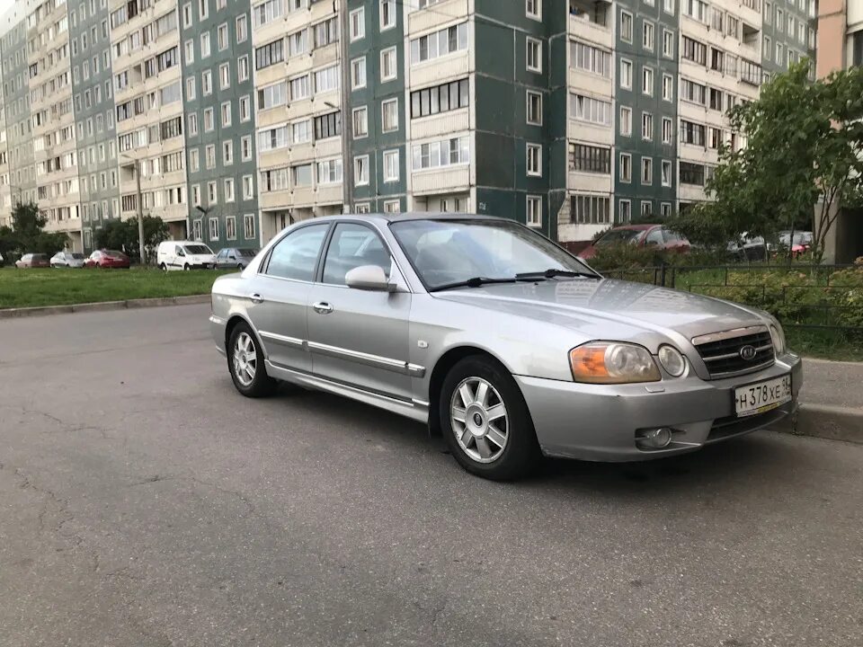 Киа 2004 фото Новая фара, теперь четкий взор - KIA Magentis I, 2,5 л, 2004 года запчасти DRIVE