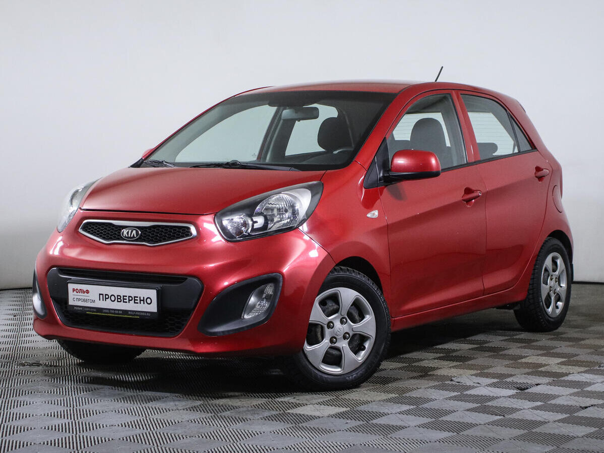 Киа 2013 фото Купить б/у Kia Picanto II 1.0 MT (69 л.с.) бензин механика в Москве: красный Киа