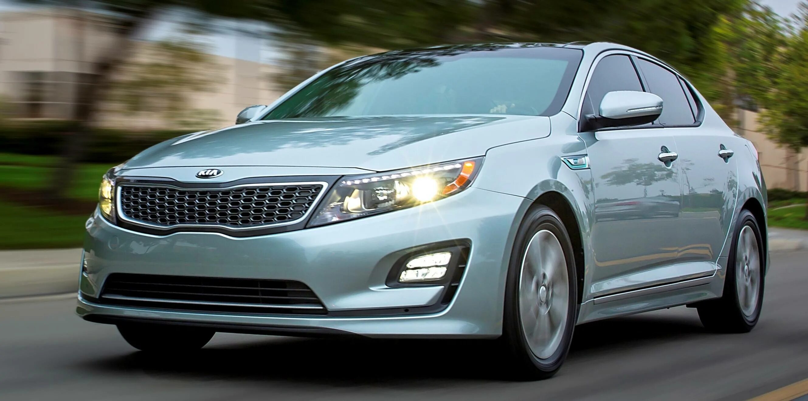 Киа 2014 фото 2014 Kia Optima Hybrid Updated With New Grille and LEDs Front and Rear - Specs, 