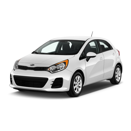 Киа 2016 фото цена Features Of Your Vehicle; Instrument Cluster - Kia 2016 Rio Owner's Manual Page 