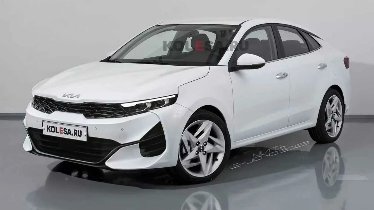 Киа 2017 новый кузов фото Next-gen Kia Rio renderings based on first spy shots peel away the camo