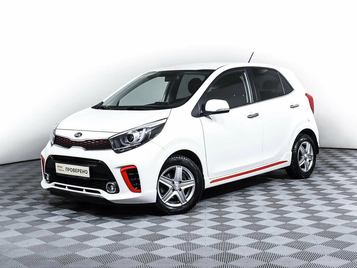 Киа 2018 фото Купить б/у Kia Picanto III GT Line 1.3 AT (84 л.с.) бензин автомат в Москве: бел