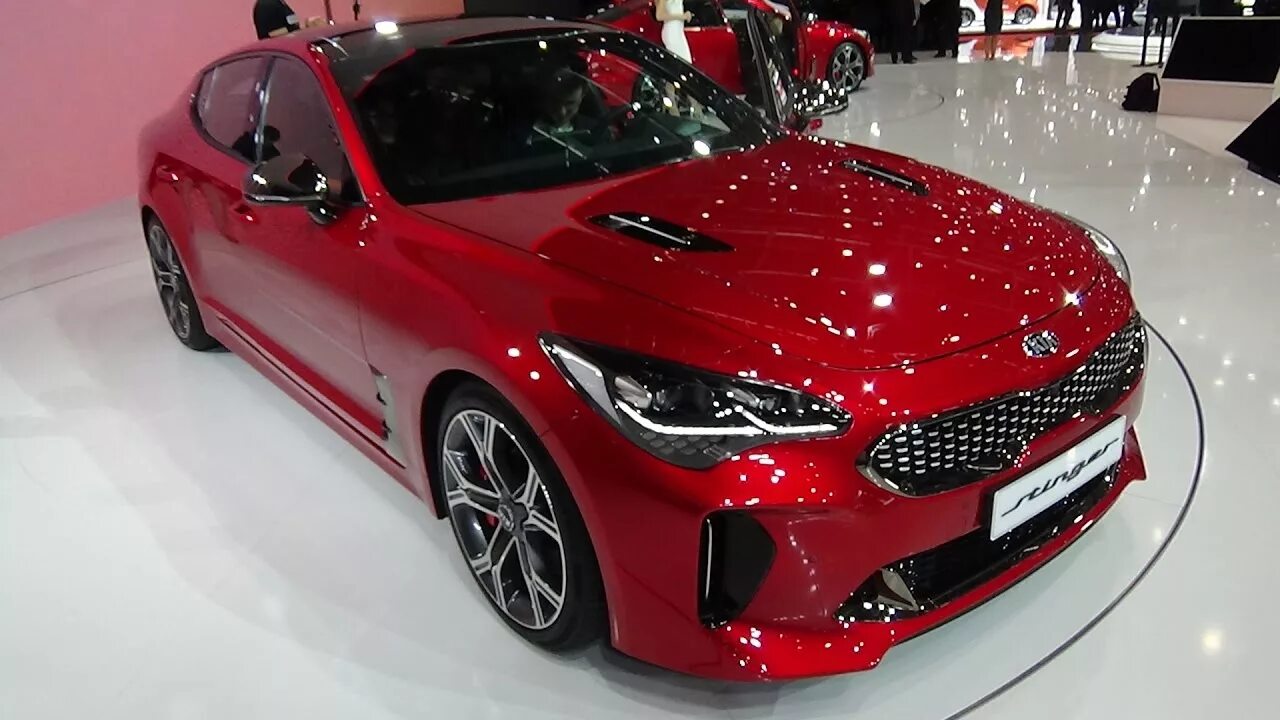 Киа 2018 цена фото 2018 KIA Stinger Sports Sedan - Exterior and Interior - Geneva Motor Show 2017 -