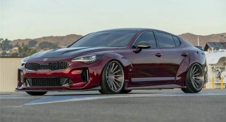 Киа 2022 тюнинг Yay Or Nay For This Custom Kia Stinger GT Widebody Makeover? Kia stinger, Kia mo