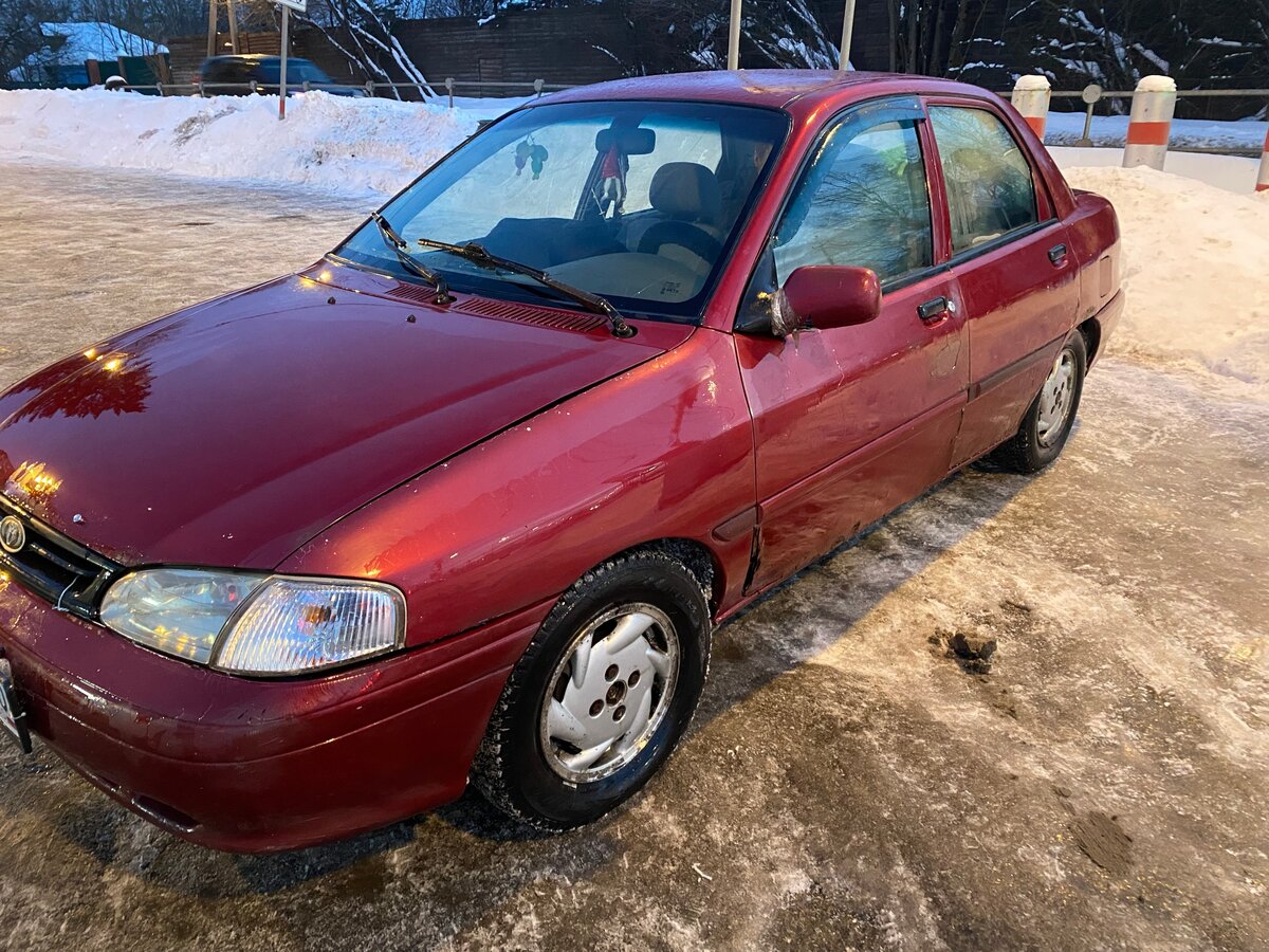 Киа авелла фото Купить б/у Kia Avella 1994-2000 1.5 MT (92 л.с.) бензин механика в Москве: красн