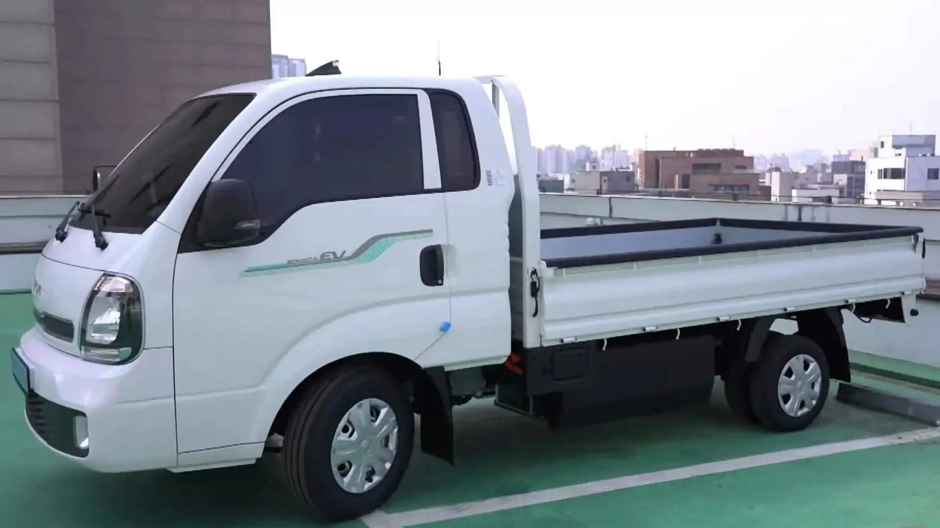 Киа бонго фото Kia Bongo 3 EV, Truk Pickup Gemas dengan Kapasitas Kargo 1 Ton