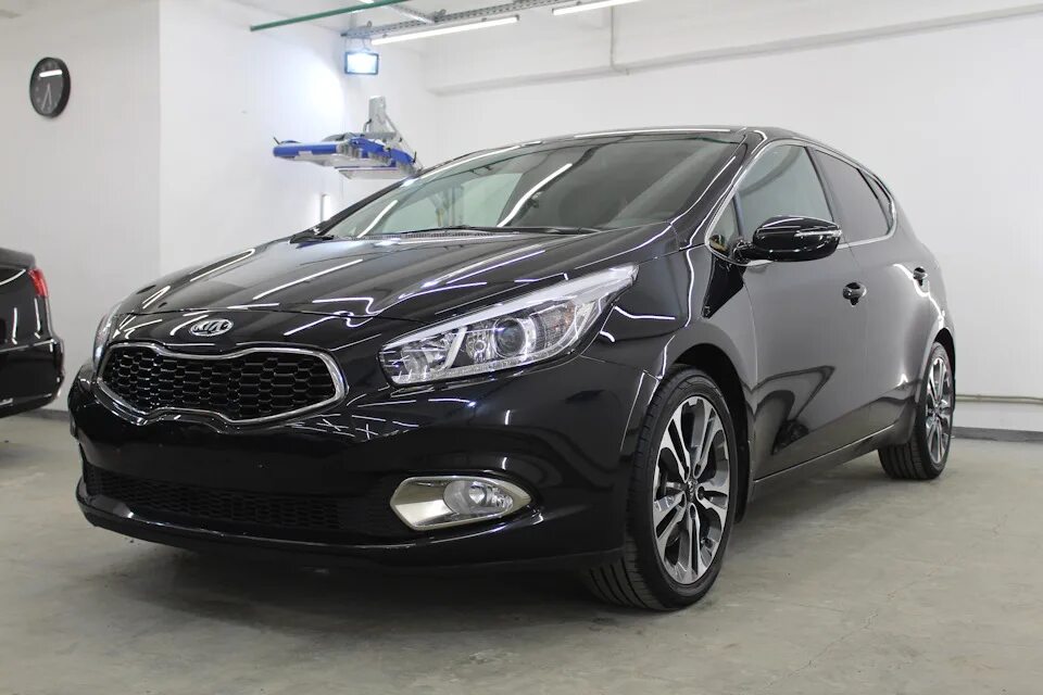 Киа черная фото Полировка и керамика - результаты - KIA Ceed (2G), 1,6 л, 2014 года кузовной рем