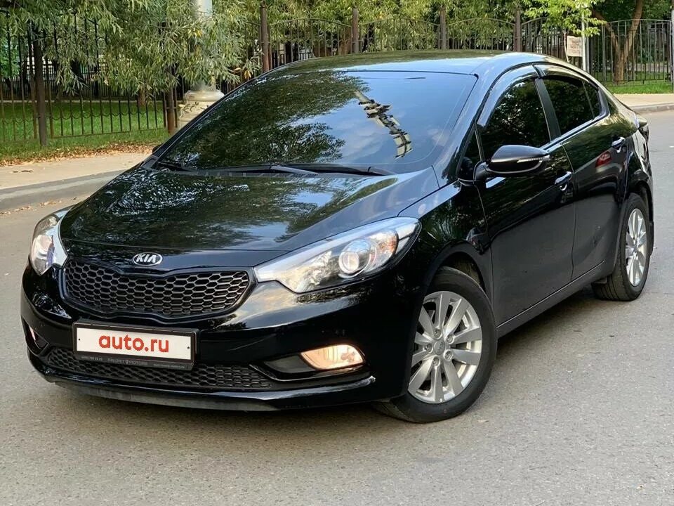 Киа черная фото Купить б/у Kia Cerato III 1.6 AT (130 л.с.) бензин автомат в Москве: чёрный Киа 