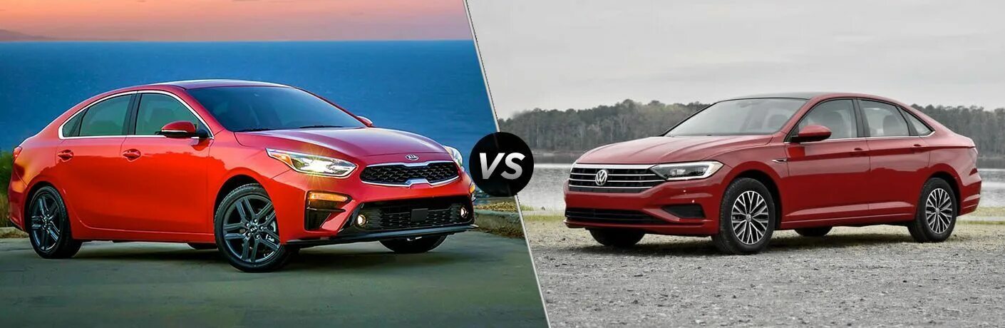 Киа джетта фото Kia Forte vs Volkswagen Jetta