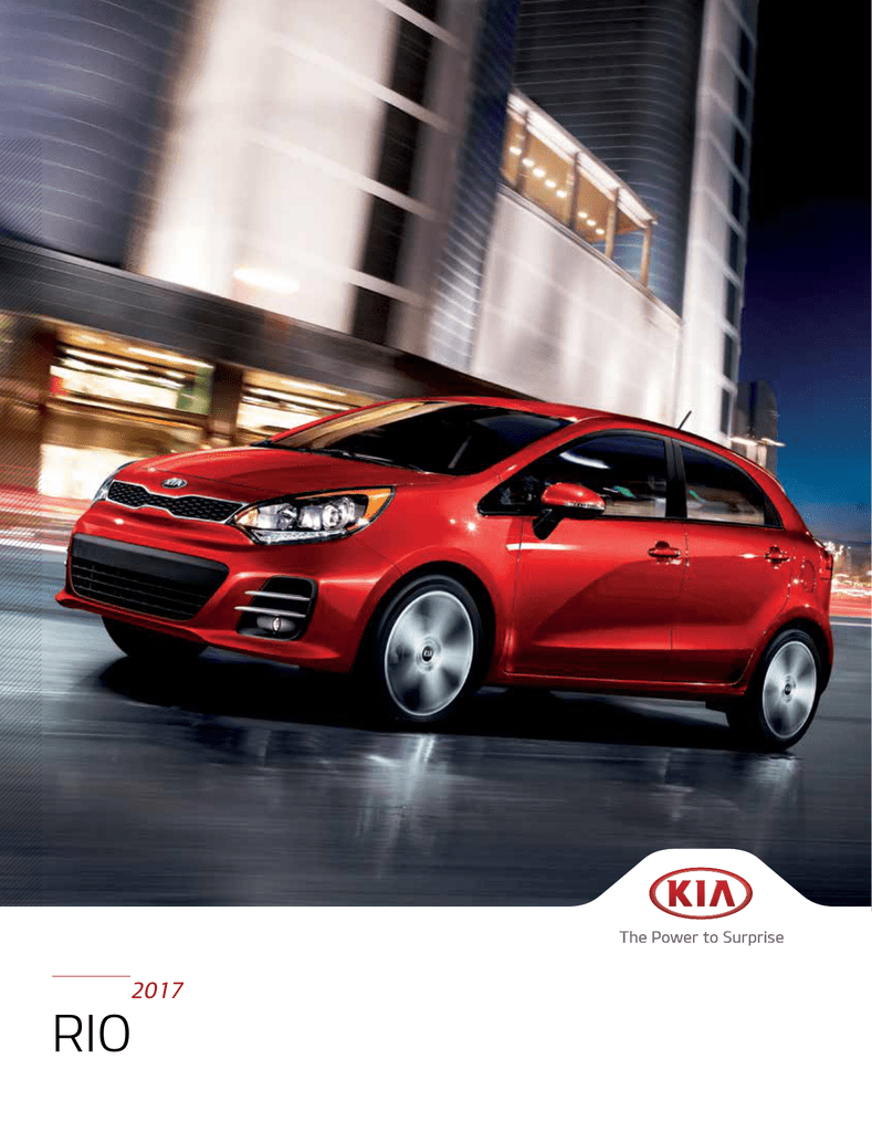 Киа фит фото Kia Rio 2017 Brochure Manualzz