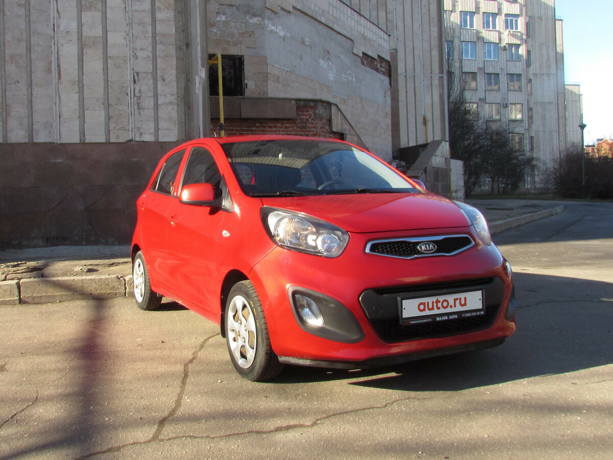 Киа фото 2011 Купить б/у Kia Picanto II 1.0 MT (69 л.с.) бензин механика в Москве: красный Киа