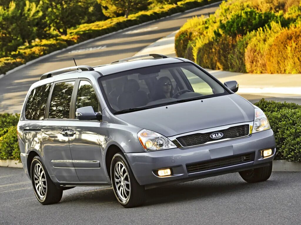 Киа фото старое Kia Sedona рестайлинг 2010, 2011, 2012, 2013, 2014, минивэн, 2 поколение, VQ тех