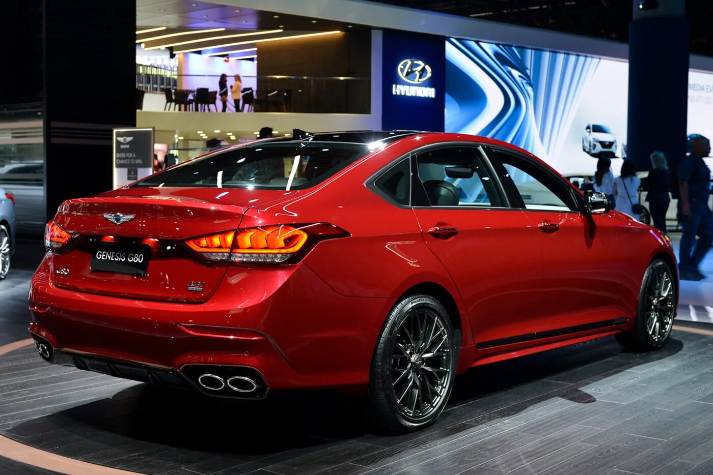Киа генезис фото Chiêm ngưỡng vẻ đẹp Genesis G80 Sport 2018