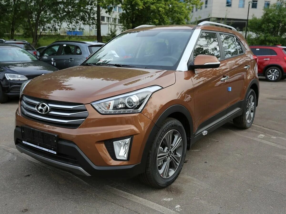 Киа грета фото Купить новый Hyundai Creta I 1.6 AT (123 л.с.) бензин автомат в Москве: коричнев