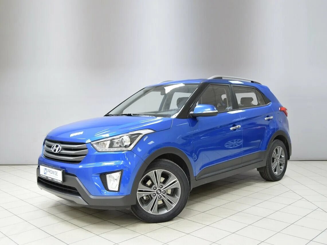 Киа грета фото Купить б/у Hyundai Creta I 2.0 AT (150 л.с.) 4WD бензин автомат в Москве: синий 