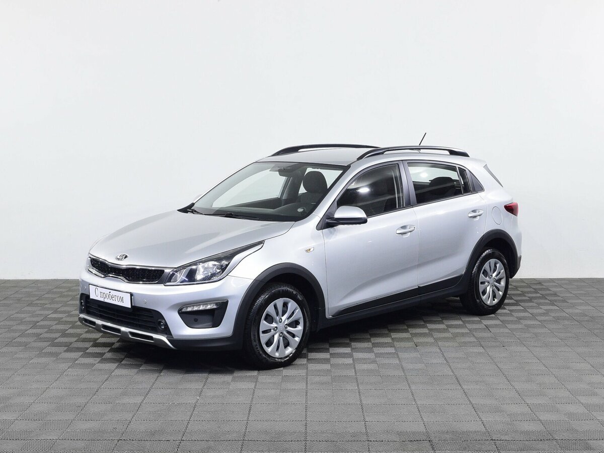 Киа х лайн 2018 фото Купить б/у Kia Rio IV X-Line 1.6 AT (123 л.с.) бензин автомат в Москве: серебрис