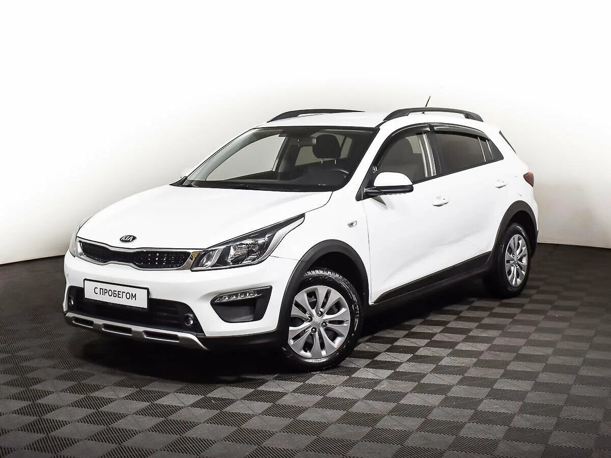 Киа х лайн фото цены Купить б/у Kia Rio IV X-Line 1.6 AT (123 л.с.) бензин автомат в Москве: белый Ки