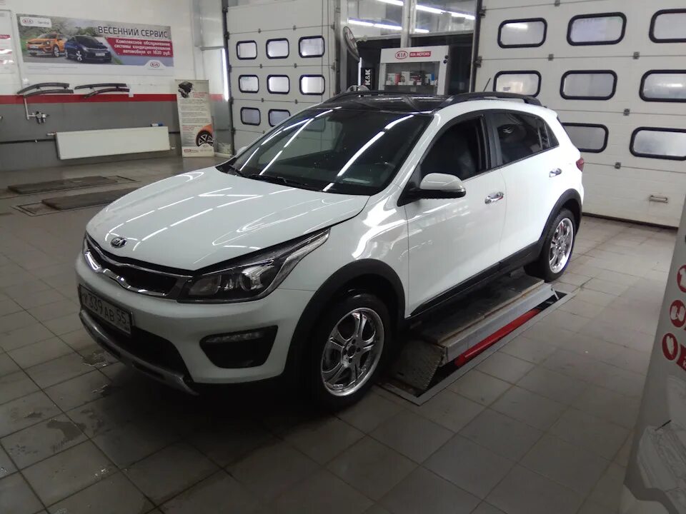 Киа х лайн тюнинг Ну и вот первое ТО (нулевое) - KIA Rio X-Line, 1,6 л, 2017 года плановое ТО DRIV