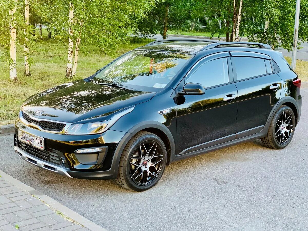 Киа х лайн тюнинг Купить б/у Kia Rio IV X-Line 1.6 AT (123 л.с.) бензин автомат в Санкт-Петербурге