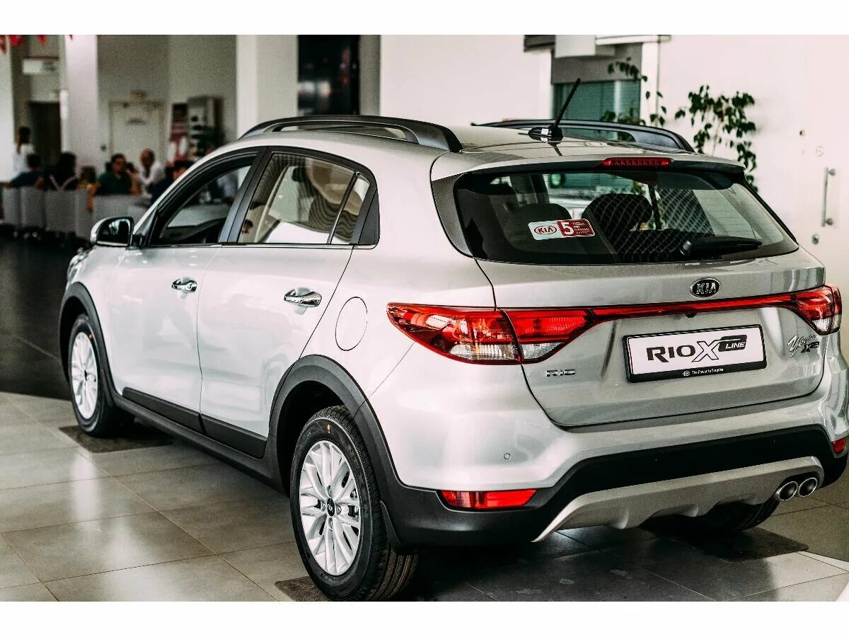 Киа х рей фото цены Купить новый Kia Rio IV X-Line 1.6 AT (123 л.с.) бензин автомат в Москве: серебр