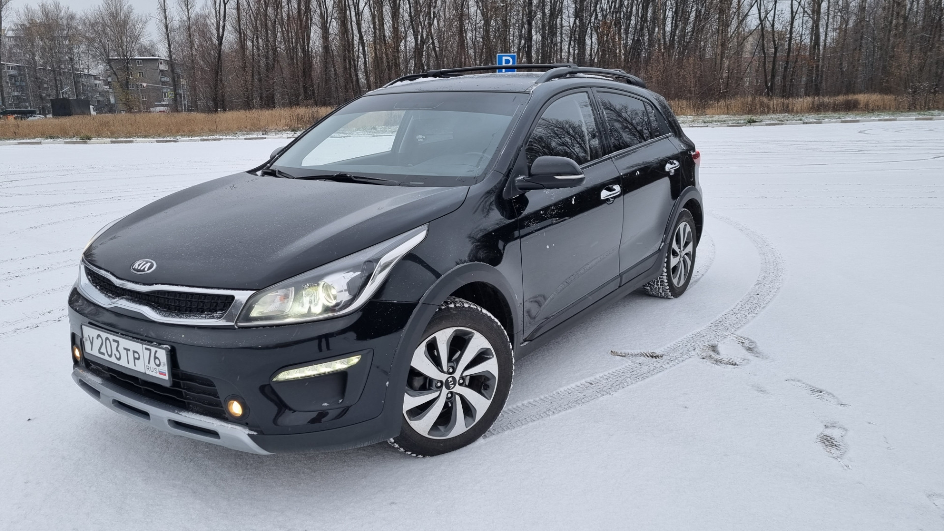 Киа х5 фото Первая зима в Ярославле ❄ ️❄ ️❄ - KIA Rio X-Line, 1,6 л, 2019 года фотография DRIV