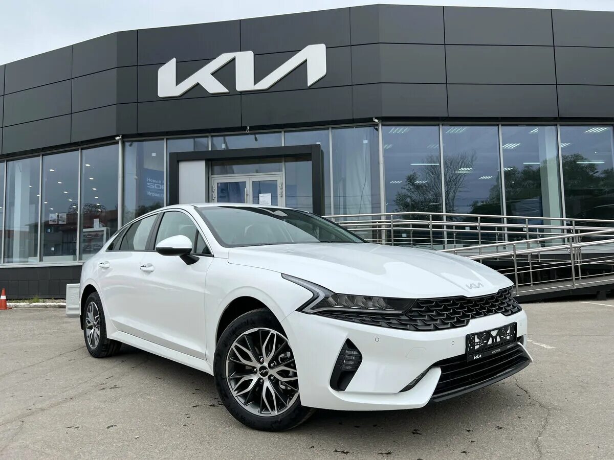 Киа к 5 2022 фото Купить новый Kia K5 III 2.0 AT (150 л.с.) бензин автомат в Калуге: белый Киа к5 