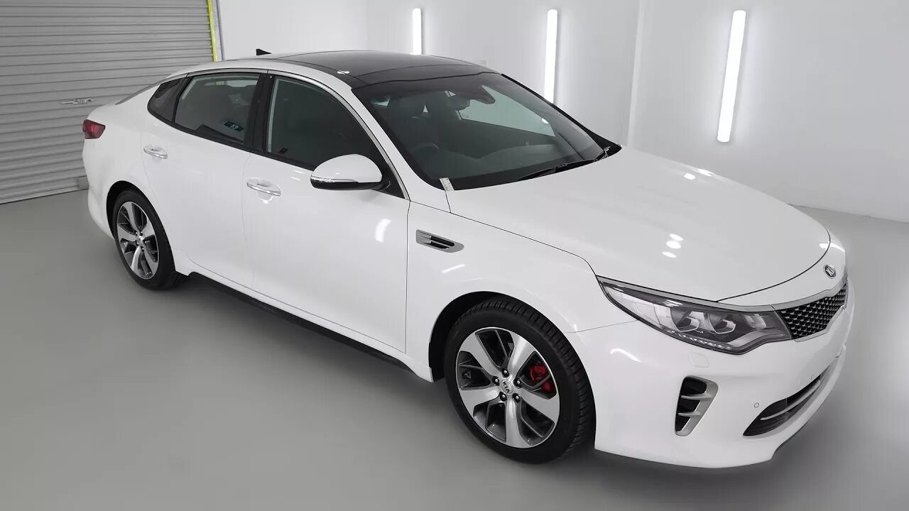 Киа к 5 белая фото KIA Optima GT Snow White Pearl Auto K151195 - YouTube